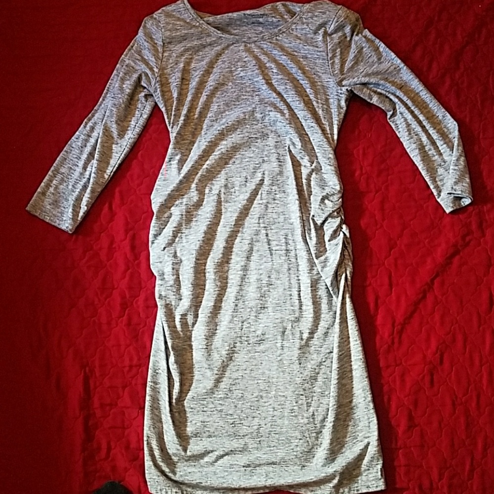 Gray Maternity Dress